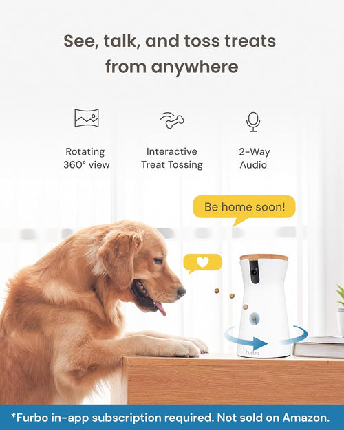 360° Dog Camera with AI-Powered Furbo Nanny